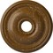 Ekena Millwork Bradford Medallion (Canopies up to 4 3/8"), 18 1/8"OD x 3 3/4"ID x 1 1/8"P, Smokey Topaz Crackle CM18BRSTC - alternate 1